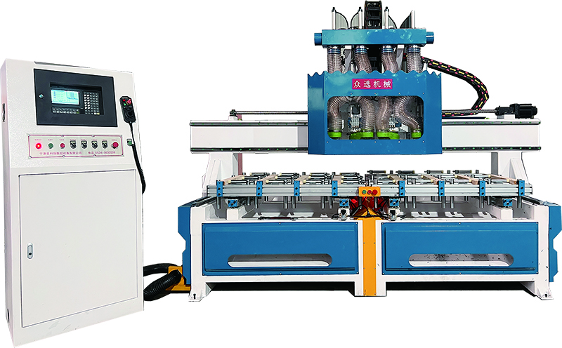 Two Tables Automatic Mortising Machine