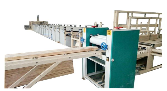 Automatic clamp carrier wood machine