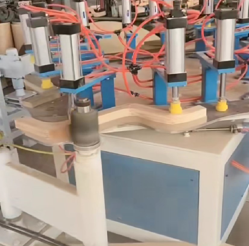 Woodworking copy-shaper for processing thin strip shaped